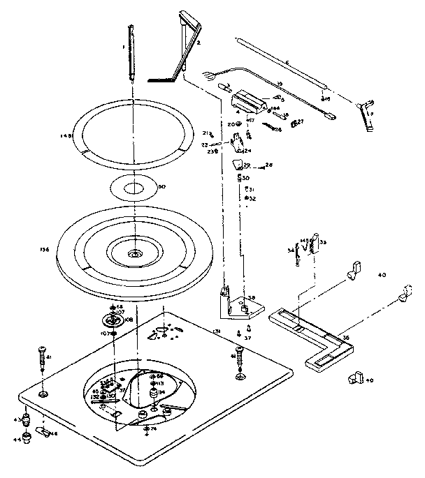 LXI 13291425700 record changer diagram