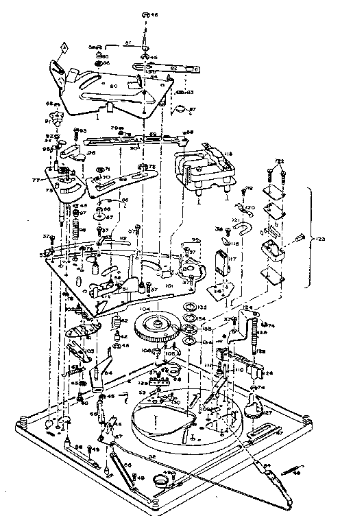 LXI 13291425700 record changer diagram