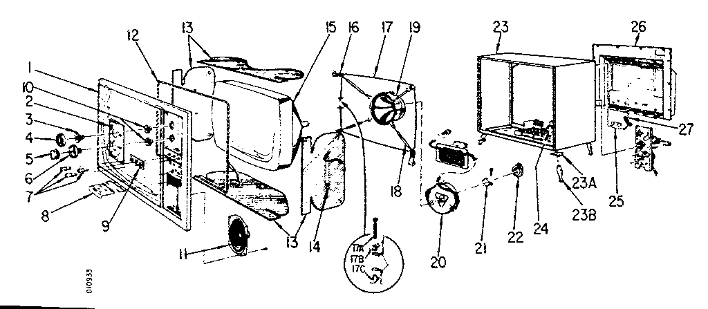 LXI 52843040000 cabinet parts diagram