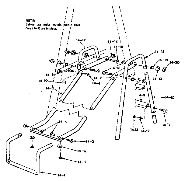 Sears 70172731-77 slide assembly diagram
