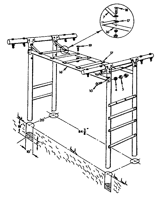 Sears 70172758-77 climber diagram