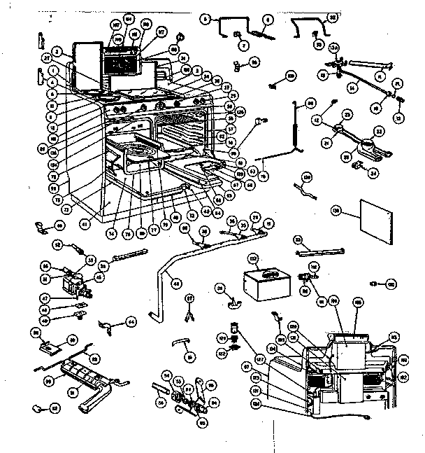 Kenmore 103246202 body section diagram