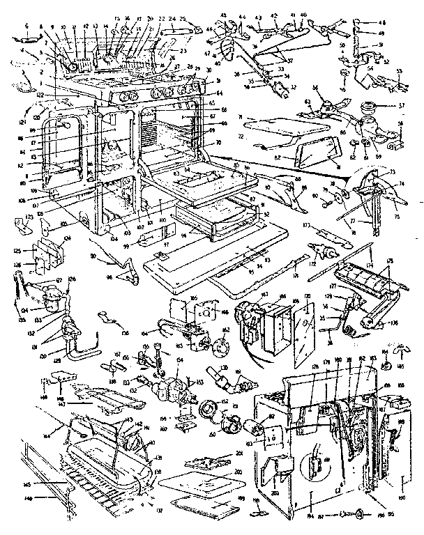 Kenmore 103247027 body section diagram