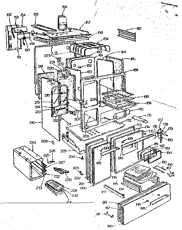 Kenmore 103248928 body section diagram