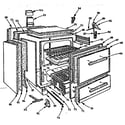 Kenmore 103251000 body section diagram