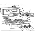 Kenmore 103252000 backguard and maintop diagram