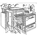 Kenmore 103252000 body section diagram