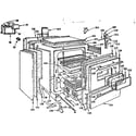 Kenmore 103253000 body section diagram