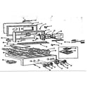 Kenmore 103253010 backguard and maintop section diagram