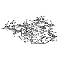 Kenmore 103253010 burner section diagram