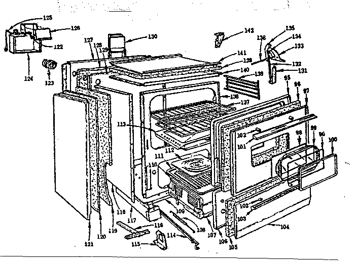 Kenmore 103253011 for body section diagram