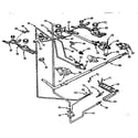 Kenmore 103253015 burner section diagram