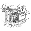 Kenmore 103253019 body section diagram