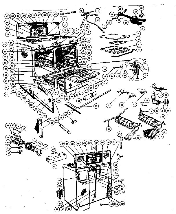 Kenmore 103275300 body section diagram