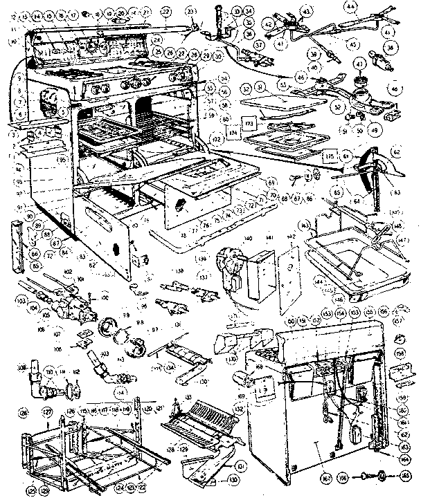Kenmore 103275600-S body section diagram