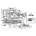 Kenmore 103293010 backguard and main top diagram