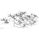 Kenmore 103293010 burner section diagram