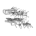Kenmore 103642511 backguard & main top diagram