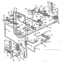Kenmore 103642511 burner section diagram