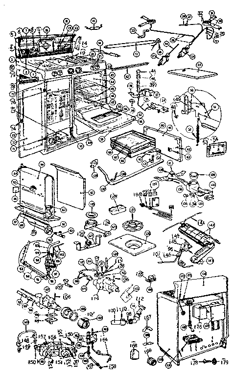 Kenmore 103667510 body section diagram