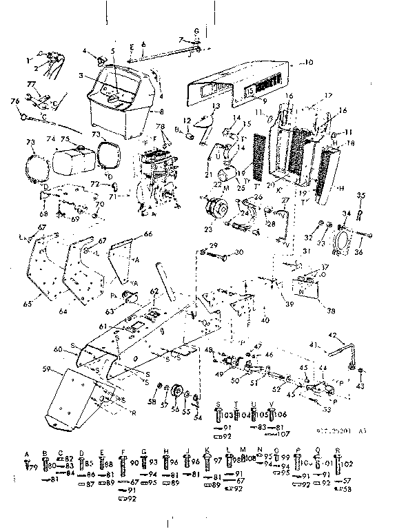Craftsman 91725201 top half diagram
