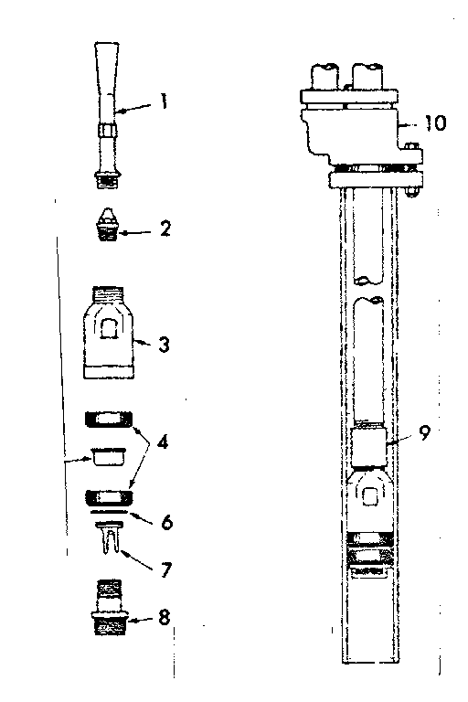Craftsman 39025170 single pipe jets diagram