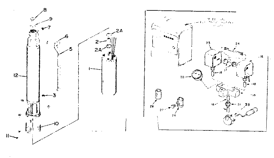 Sears 39028670 replacement parts diagram