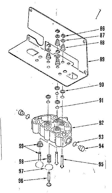 Kenmore 62534211 valve cap assembly diagram