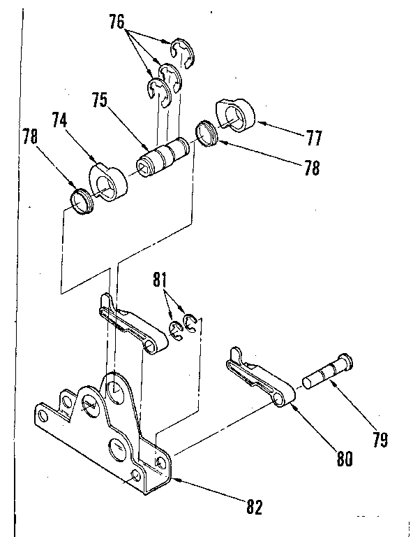 Kenmore 62534221 cam nest assembly diagram