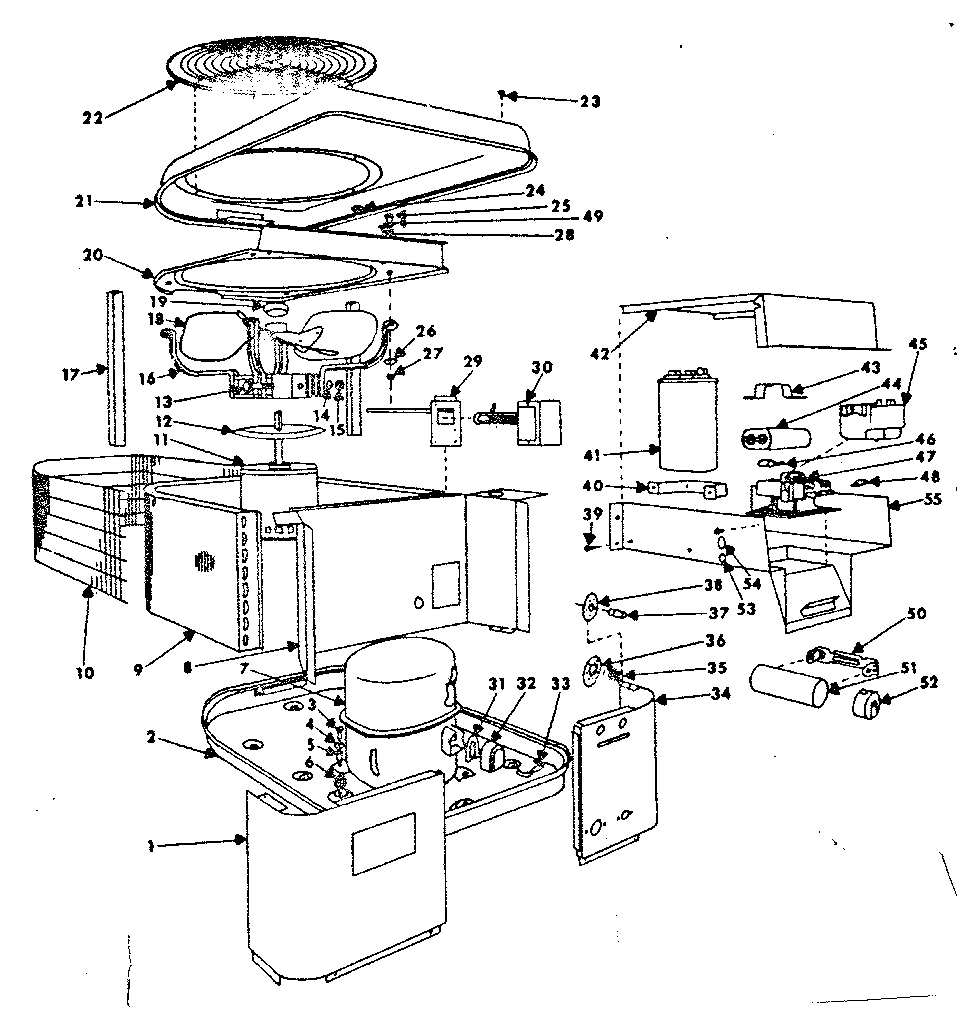 Kenmore 769816440 unit parts diagram