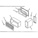 Sears 867736651 wall register kit diagram
