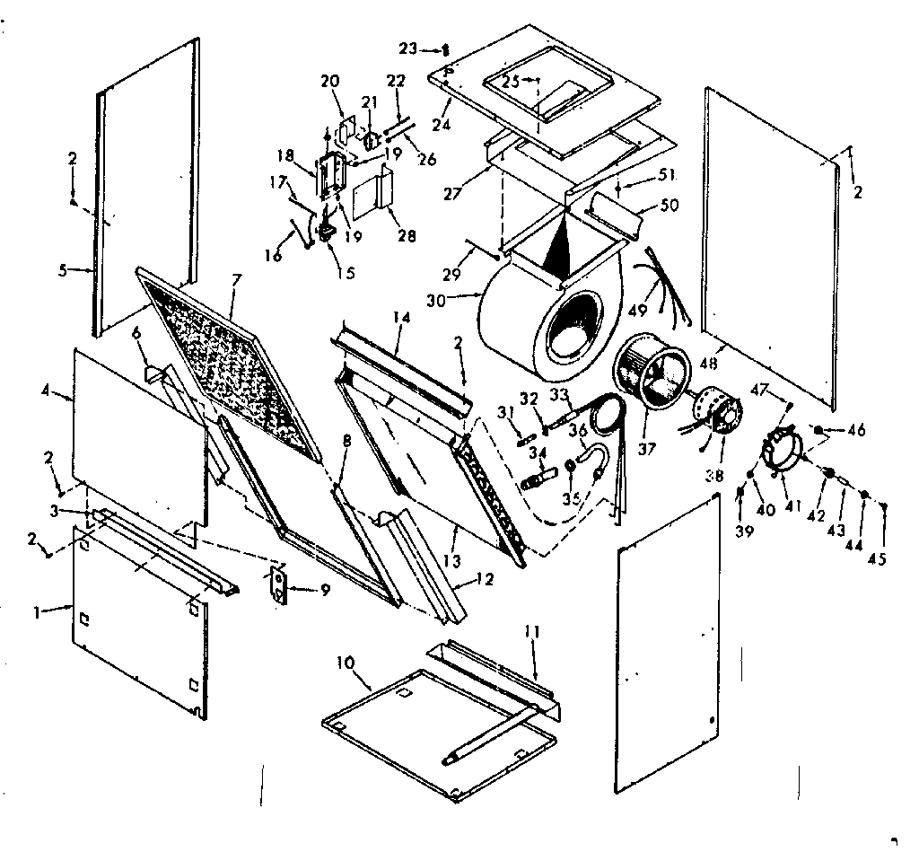 Kenmore 867810090 unit parts diagram