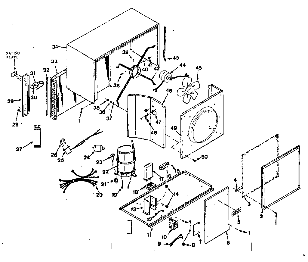 Kenmore 867811270 condensing unit diagram