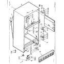 Kenmore 1067606160 cabinet parts diagram