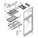 Kenmore 1067606160 breaker and shelf parts diagram