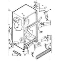 Kenmore 1067625260 cabinet parts diagram