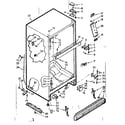 Kenmore 1067625360 cabinet parts diagram