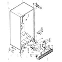 Kenmore 106722541 cabinet parts diagram