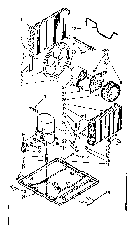 Kenmore 10672640 unit parts diagram