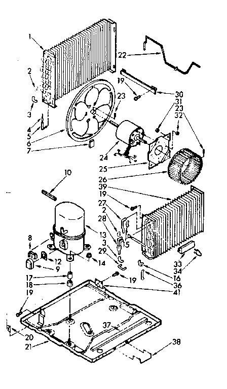 Kenmore 10672730 unit parts diagram