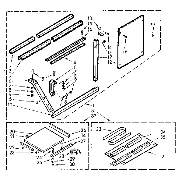 Kenmore 10672730 accessory kit parts diagram