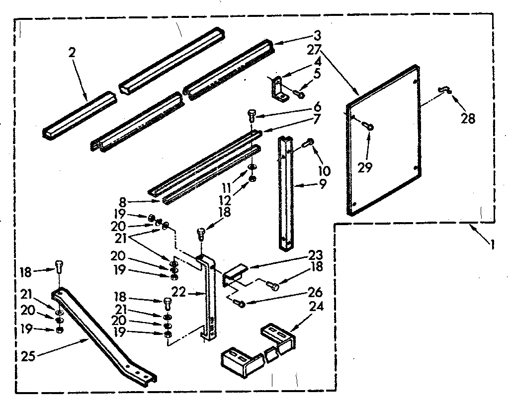 Kenmore 10673901 accessory kit parts diagram