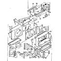 Kenmore 10673960 air flow parts diagram