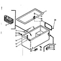 Kenmore 198712610 cabinet parts diagram