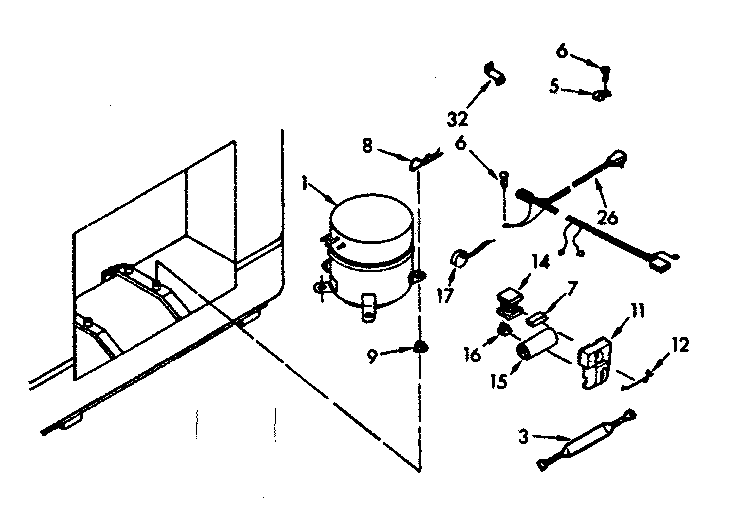 Kenmore 198712610 unit parts diagram