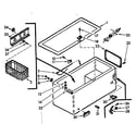 Kenmore 198712641 cabinet parts diagram