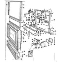 Kenmore 587727011 door and access panel diagram