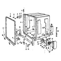 Kenmore 587727011 tub diagram