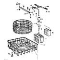 Kenmore 587727011 rack assembly diagram