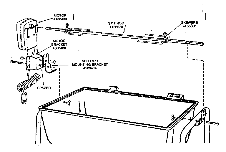 Kenmore 4152611 replacement parts diagram